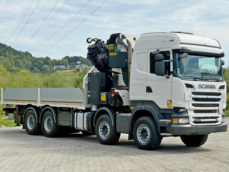 Scania R 500 * PK 88002 - EH G + FUNK * 8x4 *TOPZUSTAND - 栏板式/ 平板卡车, 起重车:图3 Scania R 500 * PK 88002 - EH G + FUNK * 8x4 *TOPZUSTAND - 栏板式/ 平板卡车, 起重车:图3