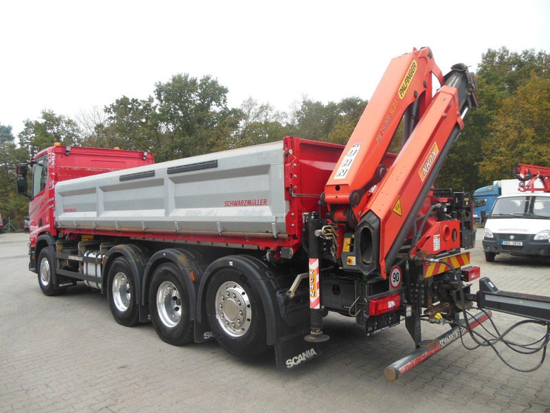Scania R 580 8X4 + PALFINGER PK 19.001 crane - 翻斗车, 起重车:图3 Scania R 580 8X4 + PALFINGER PK 19.001 crane - 翻斗车, 起重车:图3