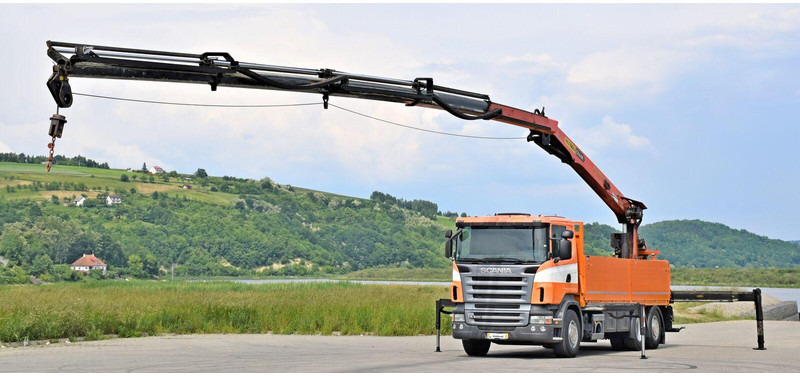Scania R400 Pritsche 6,80m - 栏板式/ 平板卡车, 起重车:图1 Scania R400 Pritsche 6,80m - 栏板式/ 平板卡车, 起重车:图1