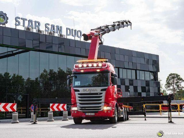 Scania R450 8x4 Palfinger PK 65002 SH HDS Crane - 栏板式/ 平板卡车, 起重车:图2 Scania R450 8x4 Palfinger PK 65002 SH HDS Crane - 栏板式/ 平板卡车, 起重车:图2