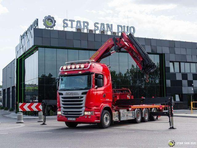 Scania R450 8x4 Palfinger PK 65002 SH HDS Crane - 栏板式/ 平板卡车, 起重车:图5 Scania R450 8x4 Palfinger PK 65002 SH HDS Crane - 栏板式/ 平板卡车, 起重车:图5