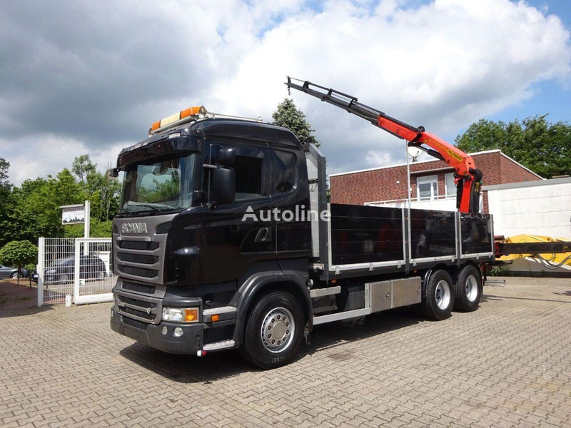 Scania R620 V8 6x2 Flatbed + Palfinger Crane PK 22002 EH - 栏板式/ 平板卡车, 起重车:图3 Scania R620 V8 6x2 Flatbed + Palfinger Crane PK 22002 EH - 栏板式/ 平板卡车, 起重车:图3