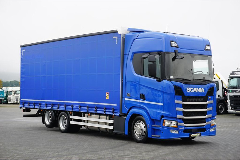 Scania / S 500 / ACC / E 6 / FIRANKA / 20 PALET / DŁ. 8,1 M / RETARDER - 侧帘卡车:图1 Scania / S 500 / ACC / E 6 / FIRANKA / 20 PALET / DŁ. 8,1 M / RETARDER - 侧帘卡车:图1