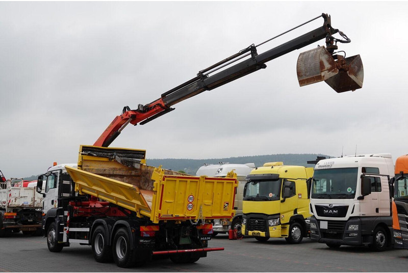 Scania TGS 33.360 / 6x4 / WYWROTKA + HDS PALFINGER PK 15 500 wysów 10m - 翻斗车, 起重车:图3 Scania TGS 33.360 / 6x4 / WYWROTKA + HDS PALFINGER PK 15 500 wysów 10m - 翻斗车, 起重车:图3