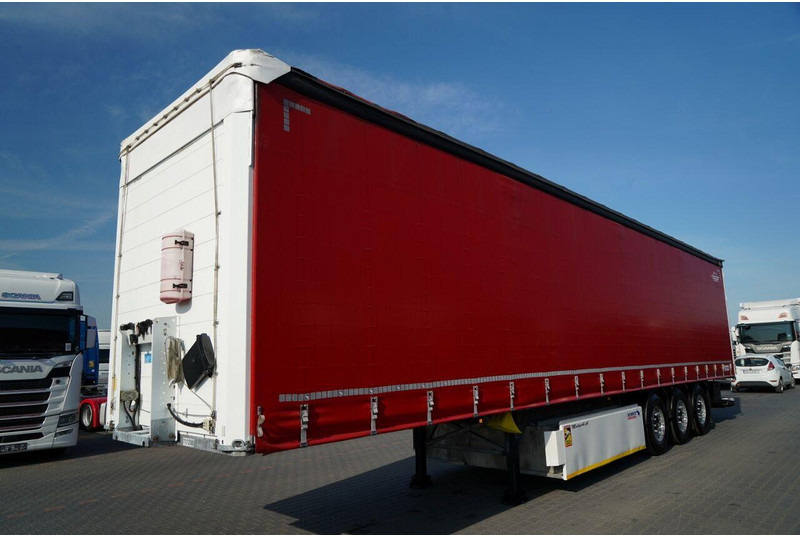 Schmitz Cargobull FIRANKA / STANDARD / 2x OŚ PODNOSZONA / WINDA / KOSZ NA PALETY / - 侧帘半拖车:图4 Schmitz Cargobull FIRANKA / STANDARD / 2x OŚ PODNOSZONA / WINDA / KOSZ NA PALETY / - 侧帘半拖车:图4