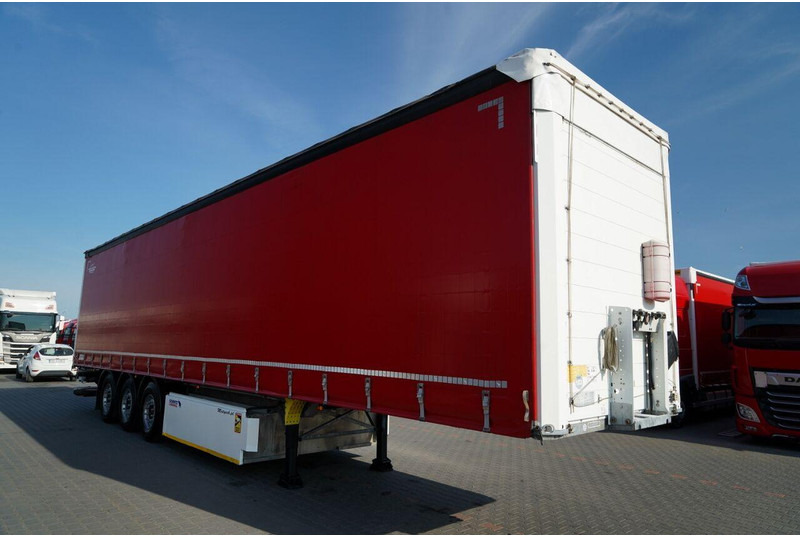 Schmitz Cargobull FIRANKA / STANDARD / 2x OŚ PODNOSZONA / WINDA / KOSZ NA PALETY / - 侧帘半拖车:图2 Schmitz Cargobull FIRANKA / STANDARD / 2x OŚ PODNOSZONA / WINDA / KOSZ NA PALETY / - 侧帘半拖车:图2