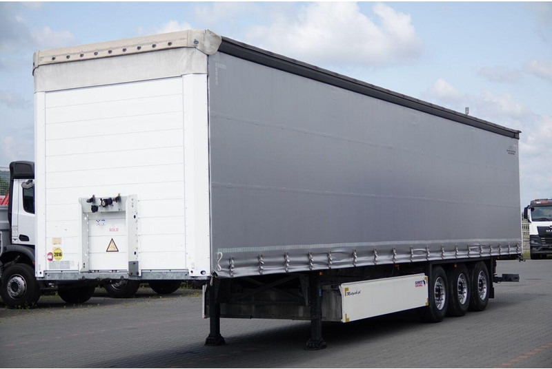 Schmitz Cargobull FIRANKA / STANDARD / OŚ PODNOSZONA / KOSZ NA PALETY - 侧帘半拖车:图1 Schmitz Cargobull FIRANKA / STANDARD / OŚ PODNOSZONA / KOSZ NA PALETY - 侧帘半拖车:图1