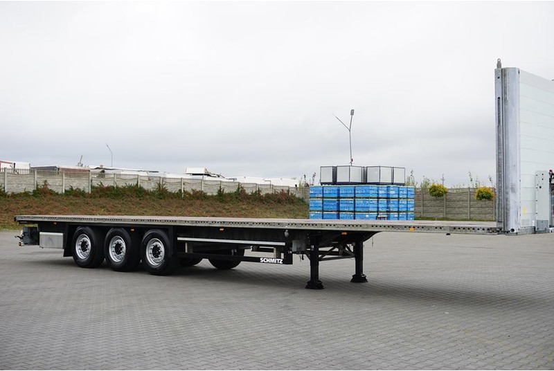 Schmitz Cargobull PLATFORMA / MULTI LOCK / OŚ PODNOSZONA - 栏板式/ 平板半拖车:图4 Schmitz Cargobull PLATFORMA / MULTI LOCK / OŚ PODNOSZONA - 栏板式/ 平板半拖车:图4