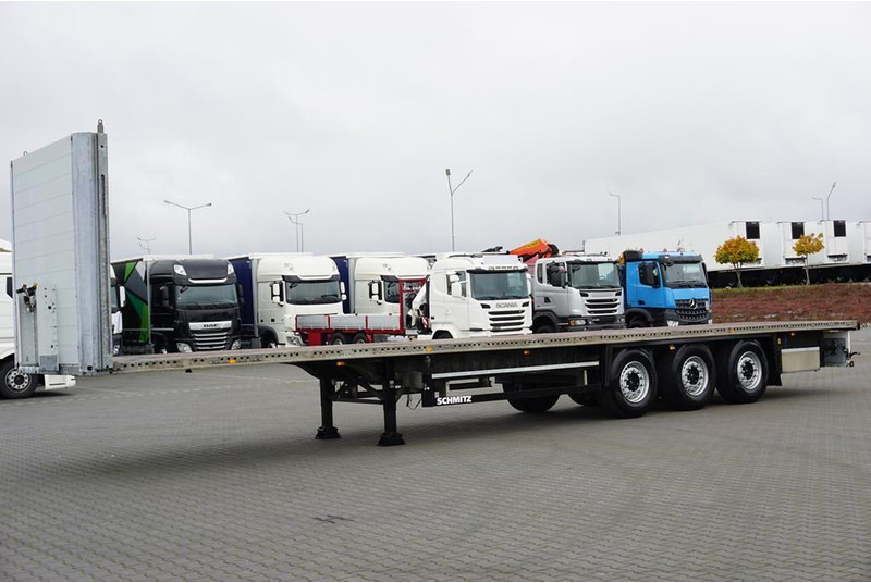 Schmitz Cargobull PLATFORMA / MULTI LOCK / OŚ PODNOSZONA - 栏板式/ 平板半拖车:图3 Schmitz Cargobull PLATFORMA / MULTI LOCK / OŚ PODNOSZONA - 栏板式/ 平板半拖车:图3