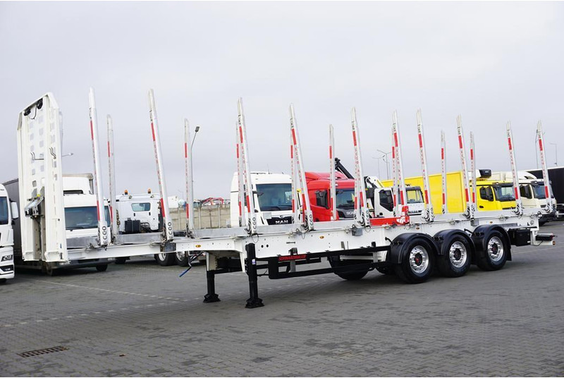 Schwarzmüller / KŁONICOWA / DO DREWNA WAGA 5 700 KG / OŚ PODNOSZONA - 木材运输拖车:图3 Schwarzmüller / KŁONICOWA / DO DREWNA WAGA 5 700 KG / OŚ PODNOSZONA - 木材运输拖车:图3