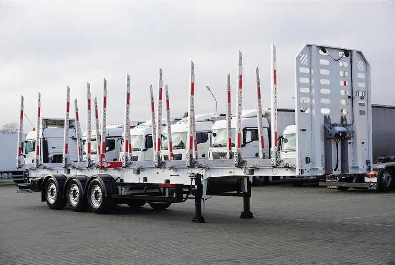 Schwarzmüller / KŁONICOWA / DO DREWNA WAGA 5 700 KG / OŚ PODNOSZONA - 木材运输拖车:图2 Schwarzmüller / KŁONICOWA / DO DREWNA WAGA 5 700 KG / OŚ PODNOSZONA - 木材运输拖车:图2