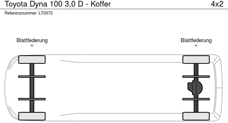 厢式货车 Toyota Dyna 100 3,0 D - Koffer:图19 厢式货车 Toyota Dyna 100 3,0 D - Koffer:图19