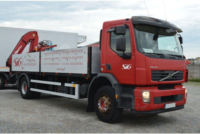 Volvo FE 18.280 - 栏板式/ 平板卡车, 起重车:图2 Volvo FE 18.280 - 栏板式/ 平板卡车, 起重车:图2