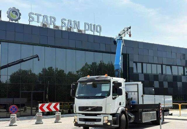 Volvo FE 240 4x2 HMF 1560 K3 HDS Rotator Crane Kran - 栏板式/ 平板卡车, 起重车:图5 Volvo FE 240 4x2 HMF 1560 K3 HDS Rotator Crane Kran - 栏板式/ 平板卡车, 起重车:图5