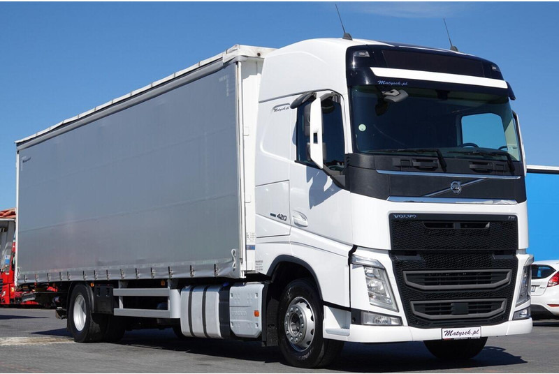 Volvo FH 420 / 4x2 / SOLÓWKA / FIRANKA 9.10 M / I-PARK COOL / WINDA DH - 侧帘卡车:图5 Volvo FH 420 / 4x2 / SOLÓWKA / FIRANKA 9.10 M / I-PARK COOL / WINDA DH - 侧帘卡车:图5