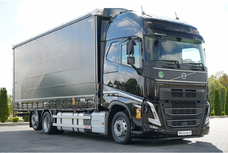 Volvo FH 500 / I-SAVE / TANDEM PRZEJAZDOWY / 2023 / KLIMA POSTOJOWA / - 侧帘卡车:图1 Volvo FH 500 / I-SAVE / TANDEM PRZEJAZDOWY / 2023 / KLIMA POSTOJOWA / - 侧帘卡车:图1