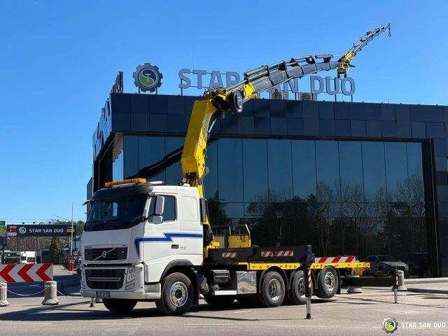Volvo FH 520 8x4 HMF ODIN K6 EURO 5 FLY JIB Crane - 栏板式/ 平板卡车, 起重车:图1 Volvo FH 520 8x4 HMF ODIN K6 EURO 5 FLY JIB Crane - 栏板式/ 平板卡车, 起重车:图1