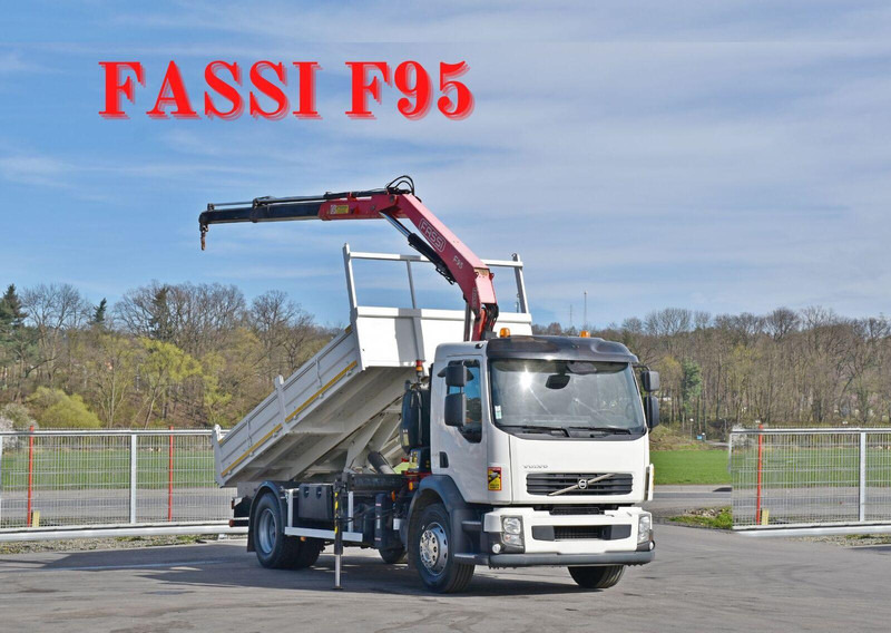 Volvo FL 290 KIPPER 4,90m * FASSI F95A.22 + FUNK * TOP - 翻斗车, 起重车:图1 Volvo FL 290 KIPPER 4,90m * FASSI F95A.22 + FUNK * TOP - 翻斗车, 起重车:图1