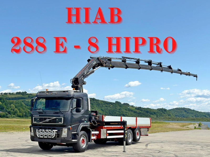 Volvo FM 440 * HIAB 288 E - 8 HIPRO/FUNK * TOPZUSTAND - 栏板式/ 平板卡车, 起重车:图1 Volvo FM 440 * HIAB 288 E - 8 HIPRO/FUNK * TOPZUSTAND - 栏板式/ 平板卡车, 起重车:图1