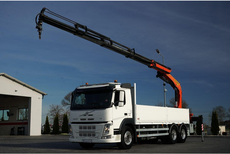 Volvo FM 500 / 6X4 / SKRZYNIOWY 6,5 M / HDS PALFINGER PK 20001-K / PIL - 栏板式/ 平板卡车, 起重车:图1 Volvo FM 500 / 6X4 / SKRZYNIOWY 6,5 M / HDS PALFINGER PK 20001-K / PIL - 栏板式/ 平板卡车, 起重车:图1