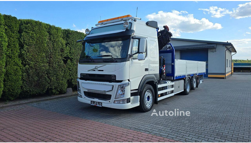 Volvo FM 500 - Flatbed+crane 6x2 - 栏板式/ 平板卡车, 起重车:图1 Volvo FM 500 - Flatbed+crane 6x2 - 栏板式/ 平板卡车, 起重车:图1