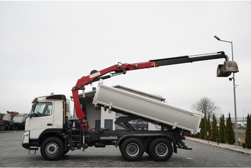 Volvo FMX 380 / 6x4 / WYWROTKA + HDS HMF 1820 K2 / HYDROBURTA / STEROW - 翻斗车, 起重车:图2 Volvo FMX 380 / 6x4 / WYWROTKA + HDS HMF 1820 K2 / HYDROBURTA / STEROW - 翻斗车, 起重车:图2