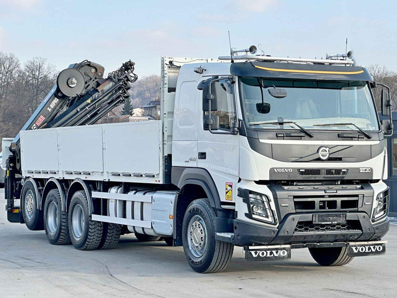 Volvo FMX 460 HIAB X - HIPRO 302 EP - 5 + FUNK/ 8x4 - 栏板式/ 平板卡车, 起重车:图3 Volvo FMX 460 HIAB X - HIPRO 302 EP - 5 + FUNK/ 8x4 - 栏板式/ 平板卡车, 起重车:图3