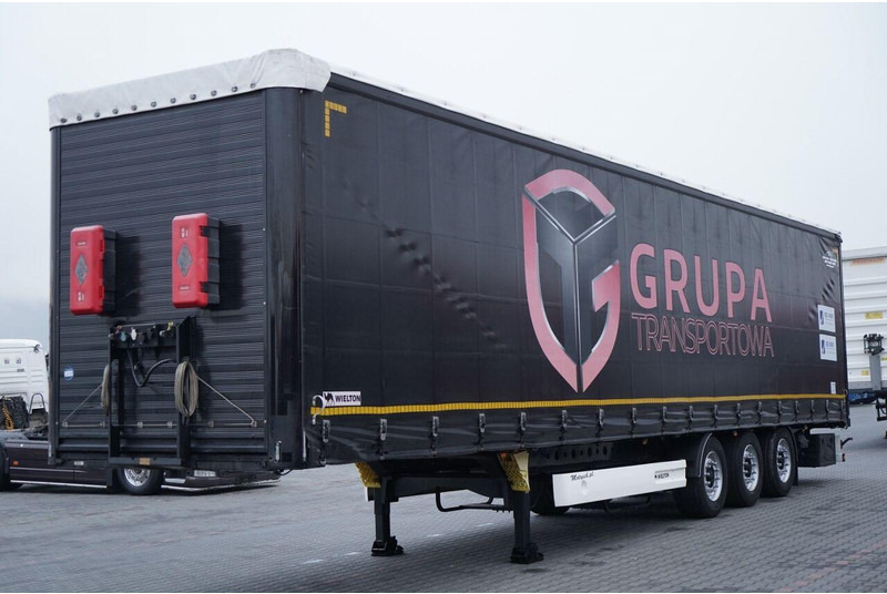 Wielton FIRANKA / VARIOS / 2x OŚ PODNOSZONA / - 侧帘半拖车:图1 Wielton FIRANKA / VARIOS / 2x OŚ PODNOSZONA / - 侧帘半拖车:图1
