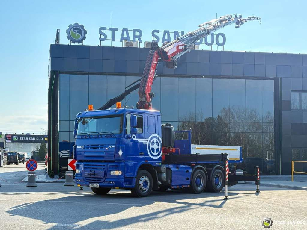DAF XF 105.510 6x4 FASSI 450 FLY JIB Winch 5th - 起重车:图3 DAF XF 105.510 6x4 FASSI 450 FLY JIB Winch 5th - 起重车:图3