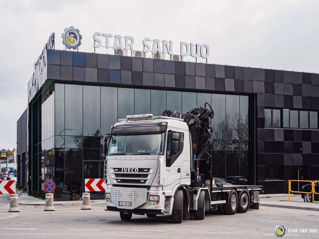 Iveco STRALIS AS320S50Y 8x2 HMF 8520-0K6 FLY JIB Winc - 起重车:图5 Iveco STRALIS AS320S50Y 8x2 HMF 8520-0K6 FLY JIB Winc - 起重车:图5