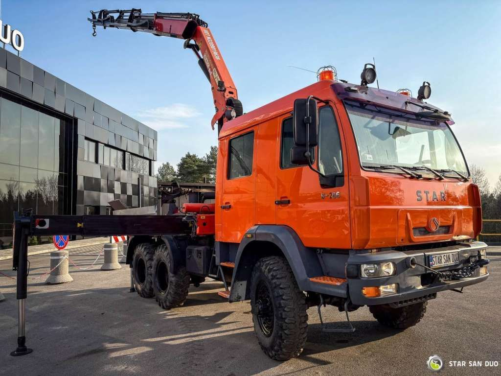 MAN STAR 266 MAN 6x6 PALFINGER PK 18001 Crane Kran - 起重车:图4 MAN STAR 266 MAN 6x6 PALFINGER PK 18001 Crane Kran - 起重车:图4