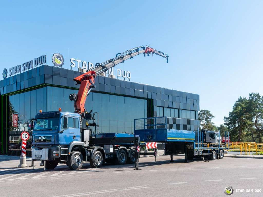 MAN TGA 35.440 8X6H PALFINGER 60002 Semi-trailer - 起重车:图3 MAN TGA 35.440 8X6H PALFINGER 60002 Semi-trailer - 起重车:图3