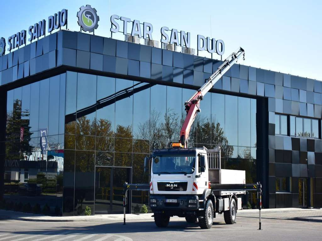 MAN TGM 18.340 4x4 PALFINGER PK 18002 CRANE WINCH MAN TGM 18.340 4x4 PALFINGER PK 18002 CRANE WINCH - 起重车, 栏板式/ 平板卡车:图4 MAN TGM 18.340 4x4 PALFINGER PK 18002 CRANE WINCH MAN TGM 18.340 4x4 PALFINGER PK 18002 CRANE WINCH - 起重车, 栏板式/ 平板卡车:图4