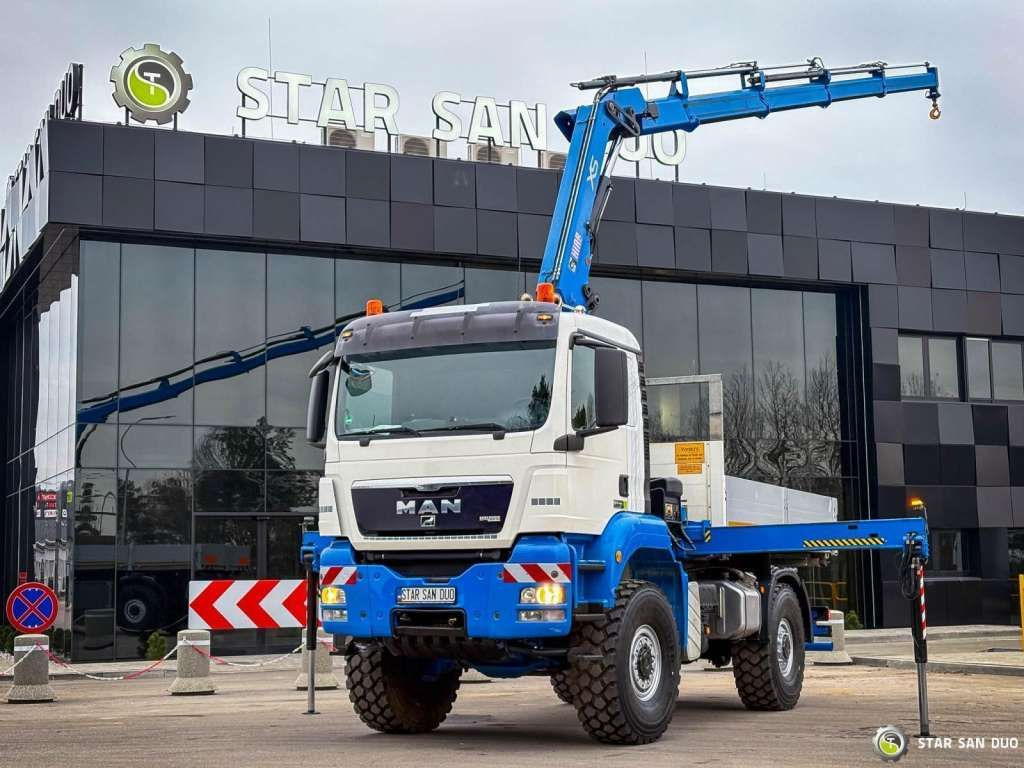MAN TGS 18.440 4x4 HIAB 166 E-4 CRANE KRAN MAN TGS 18.440 4x4 HIAB 166 E-4 CRANE KRAN - 起重车, 栏板式/ 平板卡车:图1 MAN TGS 18.440 4x4 HIAB 166 E-4 CRANE KRAN MAN TGS 18.440 4x4 HIAB 166 E-4 CRANE KRAN - 起重车, 栏板式/ 平板卡车:图1