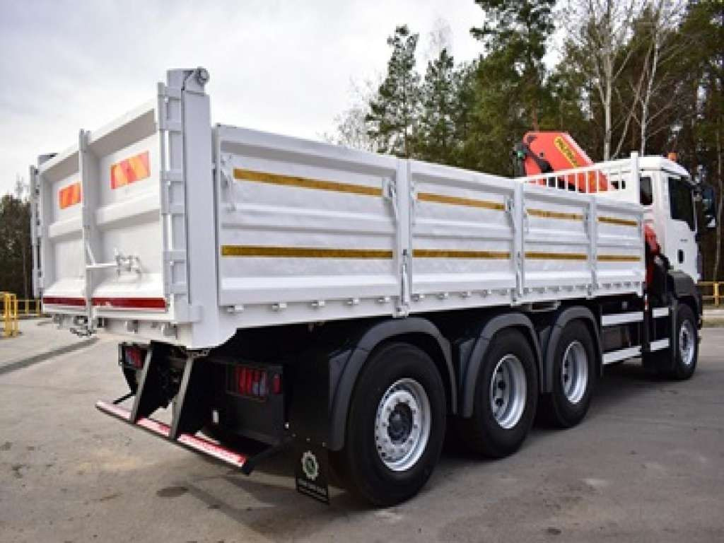 翻斗车 MAN  TGS 35.400 8X4 PALFINGER PK 33002 CRANE KIPPER：图7
