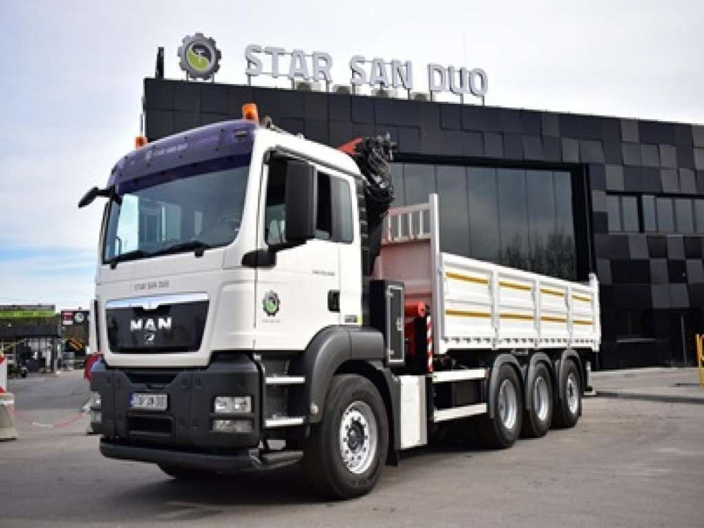 MAN TGS 35.400 8X4 PALFINGER PK 33002 CRANE KIPPER - 翻斗车:图4 MAN TGS 35.400 8X4 PALFINGER PK 33002 CRANE KIPPER - 翻斗车:图4