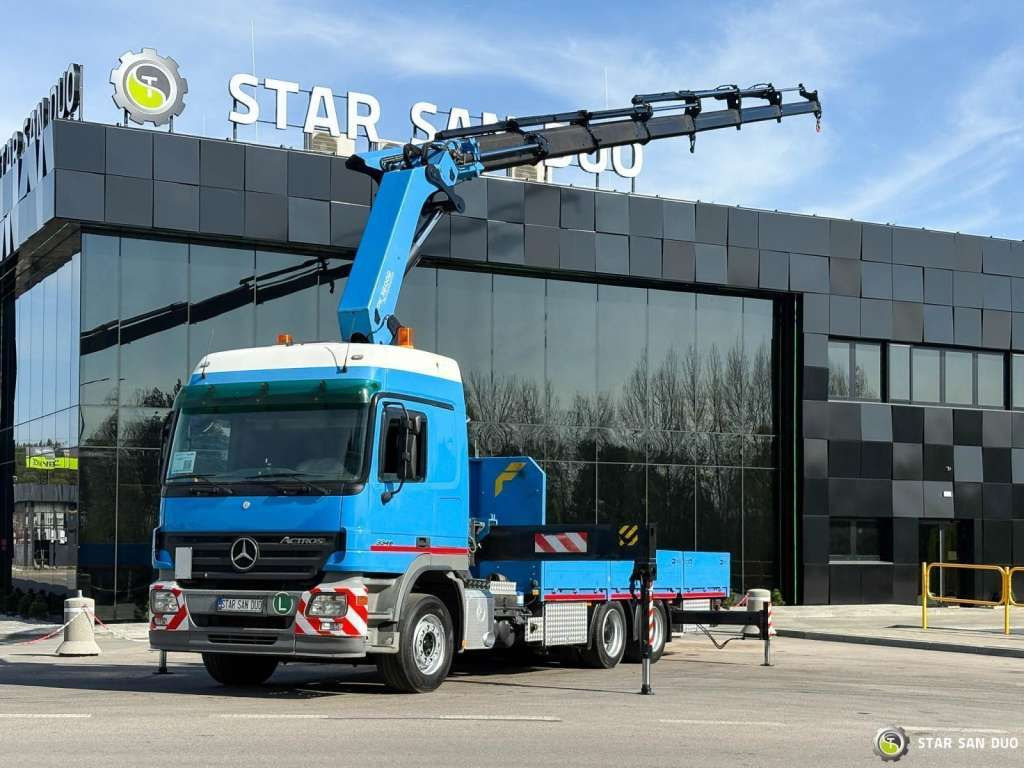 Mercedes-Benz ACTROS 2646L 6x4 PALFINGER 36002 Euro 5 Winch - 起重车:图3 Mercedes-Benz ACTROS 2646L 6x4 PALFINGER 36002 Euro 5 Winch - 起重车:图3