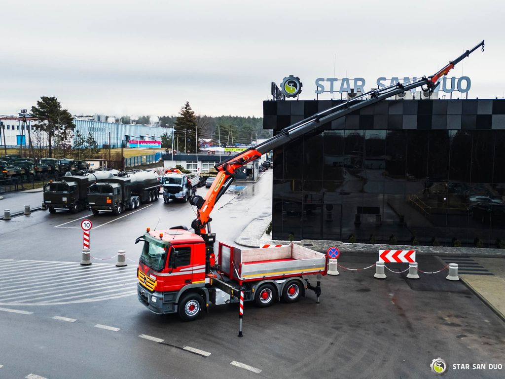 Mercedes-Benz ACTROS 2648 6x4 PALFINGER PK 29002 EURO 5 JIB - 起重车, 栏板式/ 平板卡车:图5 Mercedes-Benz ACTROS 2648 6x4 PALFINGER PK 29002 EURO 5 JIB - 起重车, 栏板式/ 平板卡车:图5