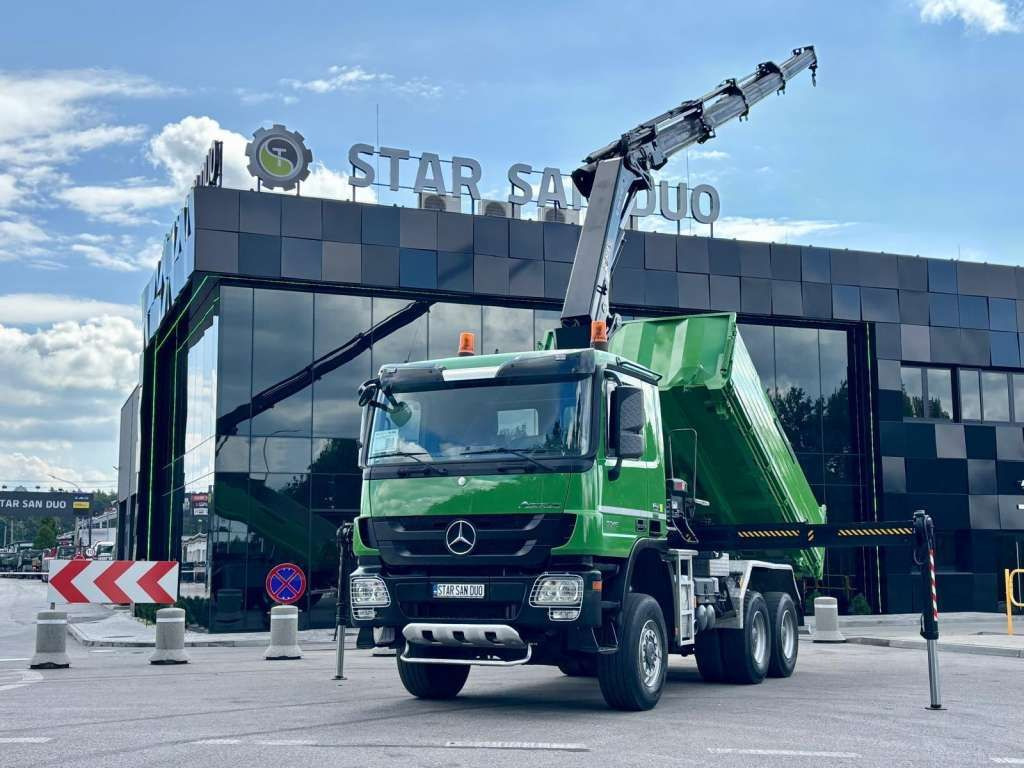 Mercedes-Benz ACTROS 3346 6x6 HIAB 244EP-4 Crane Kipper - 翻斗车:图1 Mercedes-Benz ACTROS 3346 6x6 HIAB 244EP-4 Crane Kipper - 翻斗车:图1