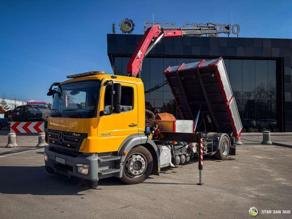 Mercedes-Benz AXOR 1824 4x2 HMF 975 HDS Crane Rotator Kipper - 起重车:图4 Mercedes-Benz AXOR 1824 4x2 HMF 975 HDS Crane Rotator Kipper - 起重车:图4