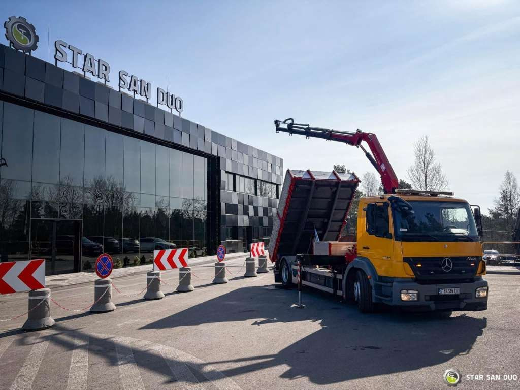 Mercedes-Benz AXOR 1824 4x2 HMF 975 HDS Crane Rotator Kipper - 起重车:图5 Mercedes-Benz AXOR 1824 4x2 HMF 975 HDS Crane Rotator Kipper - 起重车:图5