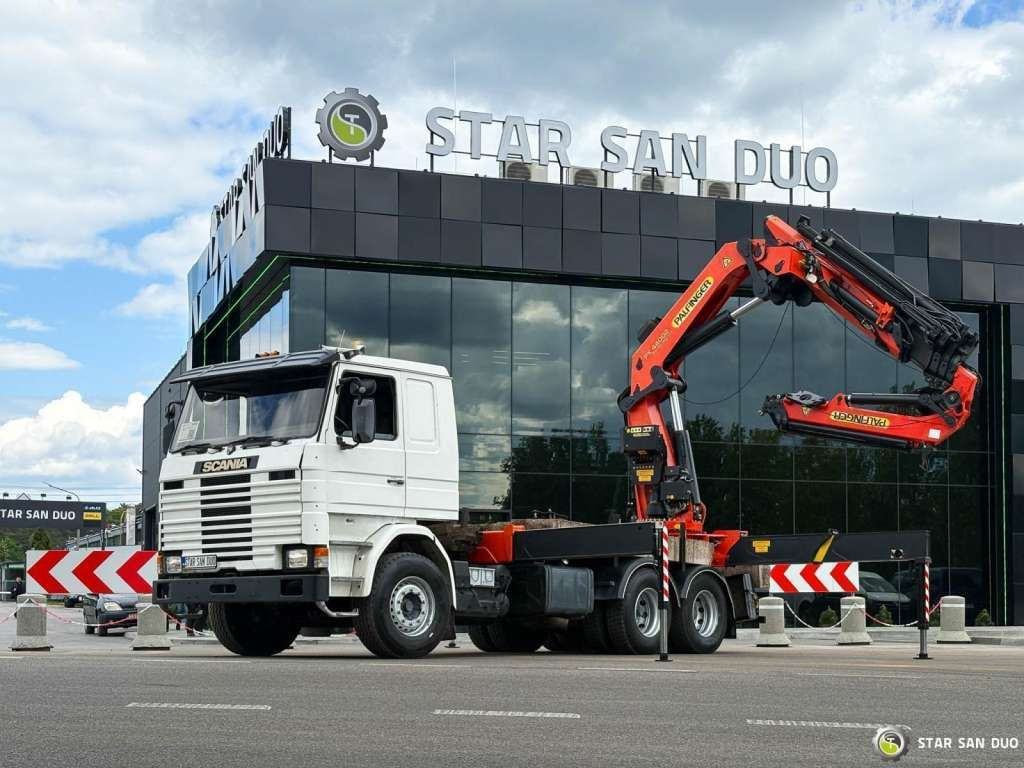 起重车 Scania  R143 HL 6x2 PALFINGER PK44002 Crane Kran：图23