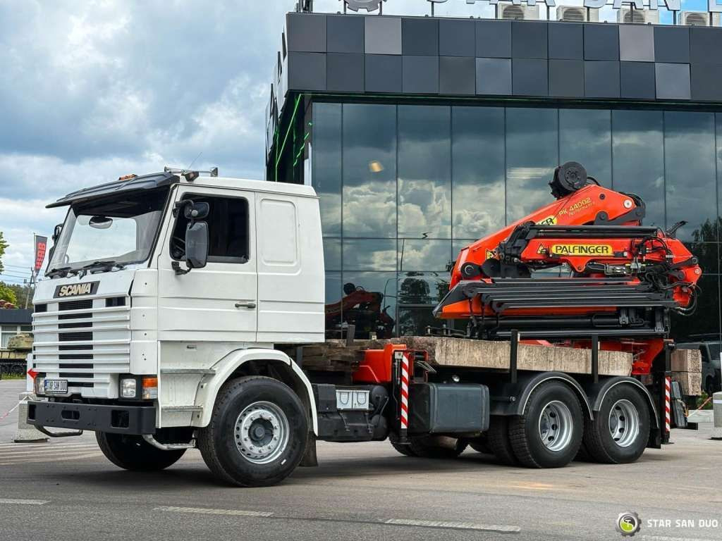 起重车 Scania  R143 HL 6x2 PALFINGER PK44002 Crane Kran：图16