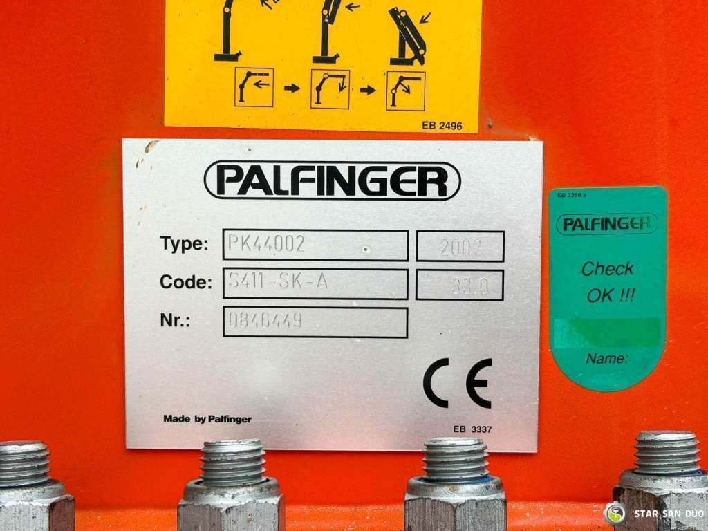 起重车 Scania  R143 HL 6x2 PALFINGER PK44002 Crane Kran：图27