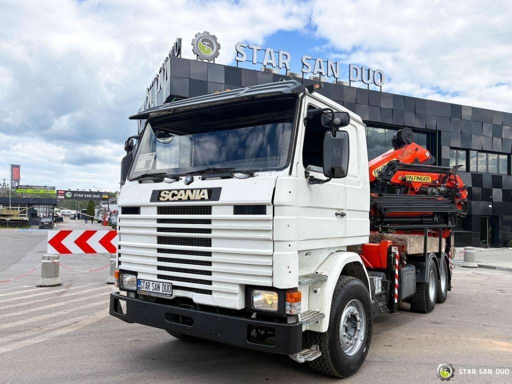 起重车 Scania  R143 HL 6x2 PALFINGER PK44002 Crane Kran：图9