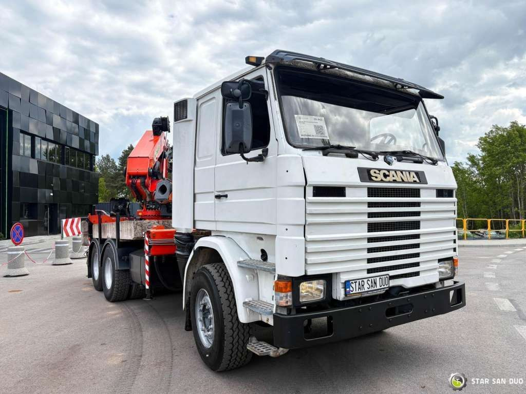 起重车 Scania  R143 HL 6x2 PALFINGER PK44002 Crane Kran：图8