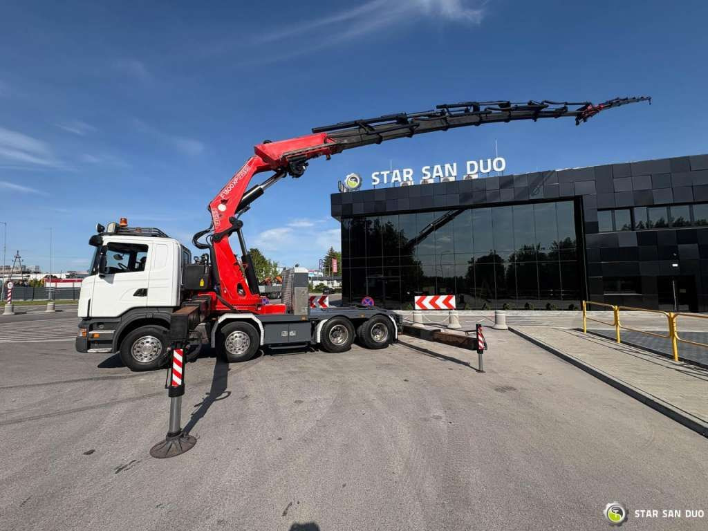 Scania R420 8x4 FASSI F1300 AXP Crane FLY JIB Euro 4 - 起重车:图5 Scania R420 8x4 FASSI F1300 AXP Crane FLY JIB Euro 4 - 起重车:图5
