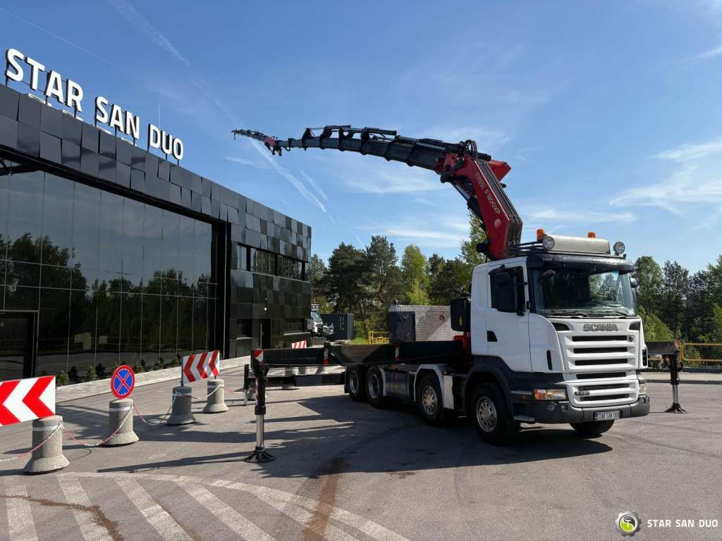 Scania R420 8x4 FASSI F1300 AXP Crane FLY JIB Euro 4 - 起重车:图2 Scania R420 8x4 FASSI F1300 AXP Crane FLY JIB Euro 4 - 起重车:图2