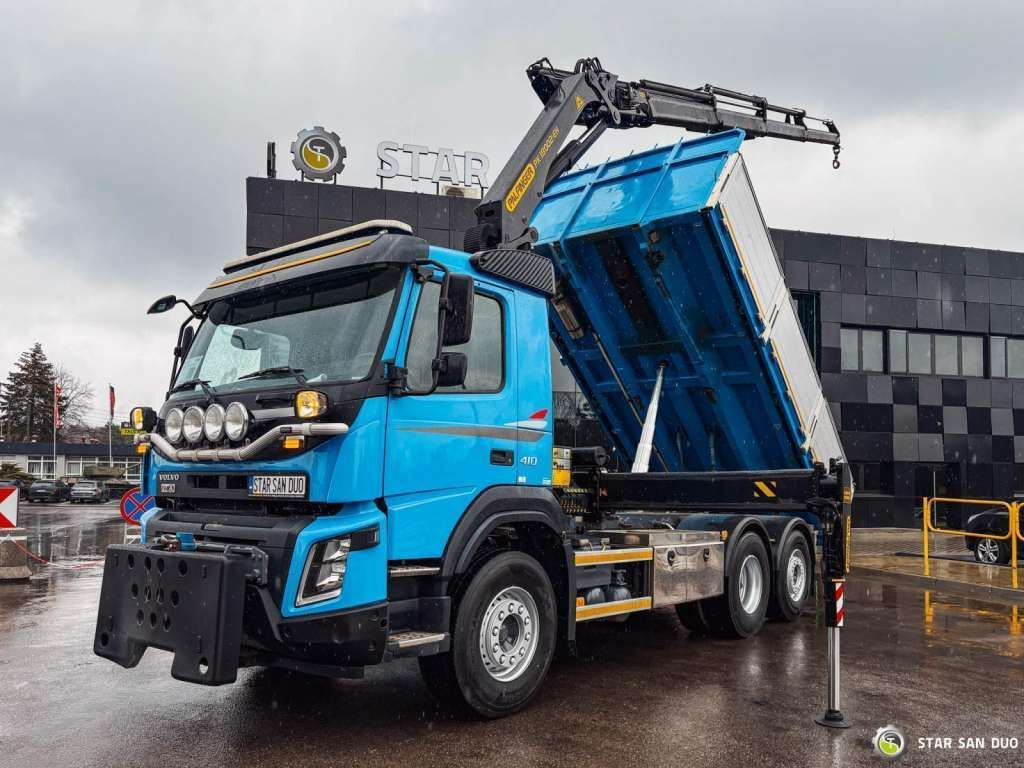 Volvo FMX 410 6x2 PALFINGER PK 18002 Crane 340 Hours - 翻斗车:图1 Volvo FMX 410 6x2 PALFINGER PK 18002 Crane 340 Hours - 翻斗车:图1