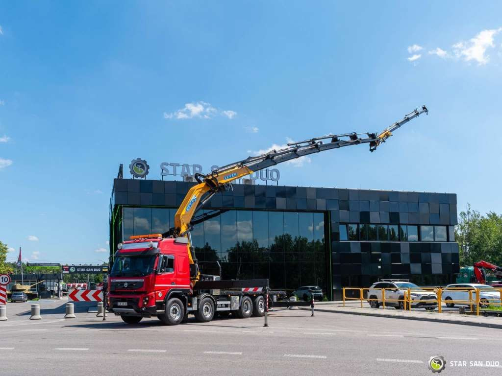 Volvo FMX 500 8x2 Effer 585 Fly Jib Winch Crane Kran - 起重车:图2 Volvo FMX 500 8x2 Effer 585 Fly Jib Winch Crane Kran - 起重车:图2